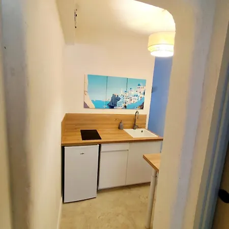 דירה Santorini, Relaxing Spa, Terrace And Parking